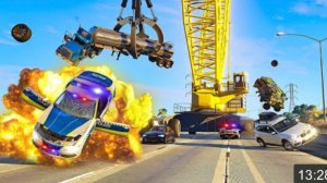 Коготь резни - экстремальная автомобильная погоня в Beamng.Drive