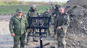 Турель на 3 АК была протестирована бойцами специальной военной операции.