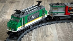 ПОЕЗДА для детей - Грузовой лего-поезд с вагонами - Детский канал про поезда игрушки и жд