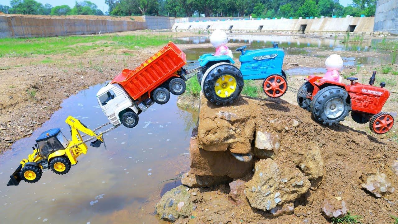 Мультики про машины для мальчиков / видео с игрушками для детей / самосвал трактор попали в аварию смотреть онлайн