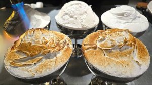 Мороженое с безе и хрустящей корочкой