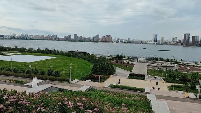 Смотровая площадка в Казани на реку Казанка смотреть онлайн