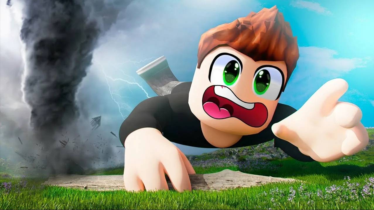 Я стал самым сильным торнадо в Roblox !!! видео от Leke .