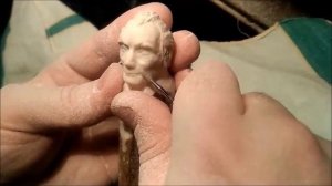 Обучающая практика резьбы по кости. Ручная резьба из рога оленя. Фигурка из кости