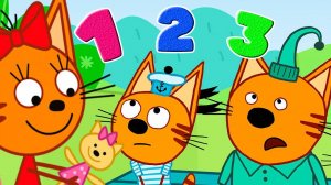 ТРИ КОТА - Учим цифры развивающий мультик для детей