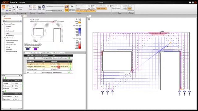 (IDEA StatiCa Concrete) Structural design of the concrete wall (EN) смотреть онлайн