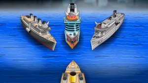 MegaBritannic versus Red Line enems Ships