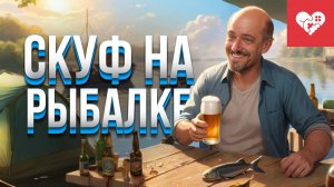 Скуф пытается отдохнуть от надоедливой жены на рыбалке | Скуф на рыбалке