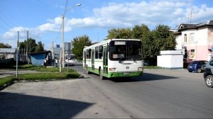 Автобус ЛиАЗ-5256.45 (Р 065 НЕ 22) и ПАЗ-320302-12 (АС 939 22)