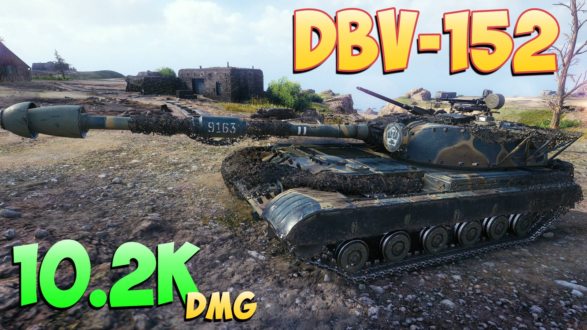 DBV-152 - 6 Фрагов 10.2K Урона - Величественный! - Мир Танков
