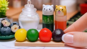 Японское Пирожное Моти с Фруктами | Мини Еда