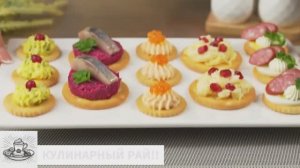 🥰Красивые и яркие закуски.Сразу 5 простых вариантов закусок на крекерах!  !!😋