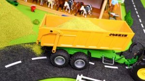 Эксказатор, мусорные грузовики, пожарные машины и полицейские машины игрушки для детей