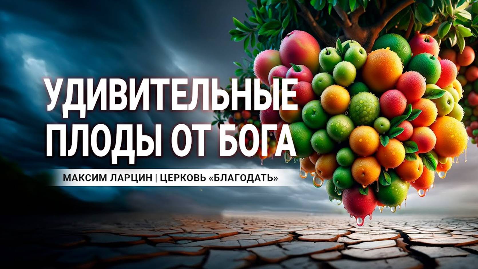 Удивительные плоды от Бога - Максим Ларцин 21.01.24 проповедь смотреть онлайн