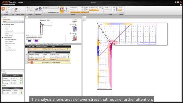 (IDEA StatiCa Concrete) Structural design of a concrete frame joint (EN) смотреть онлайн