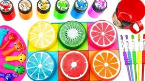 Мультики для малышей. Радужные фигурки из фруктового слайма. Мультики для детей смотреть онлайн