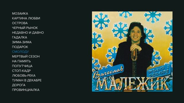 Вячеслав Малежик - Туман в декабре, 1993 (official Audio Album)
