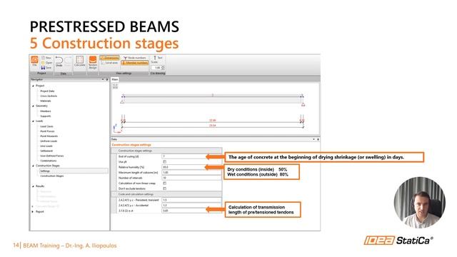 (IDEA StatiCa Concrete) IDEA StatiCa Beam - Tutorial Part 1 смотреть онлайн