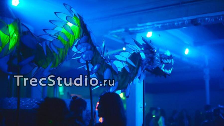 Дракон на шестах |  Шоу на 7 человек | Выступление номер с оркестром