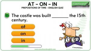 AT ON IN English Quiz _ Learn English  Prepositions of Time _ Can you get 20_20 correct