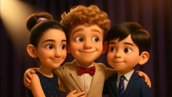 Весёлая Банда! - Алекс, Дэвид и Ника | Детская песня про братьев и сестру | Мультик и музыка