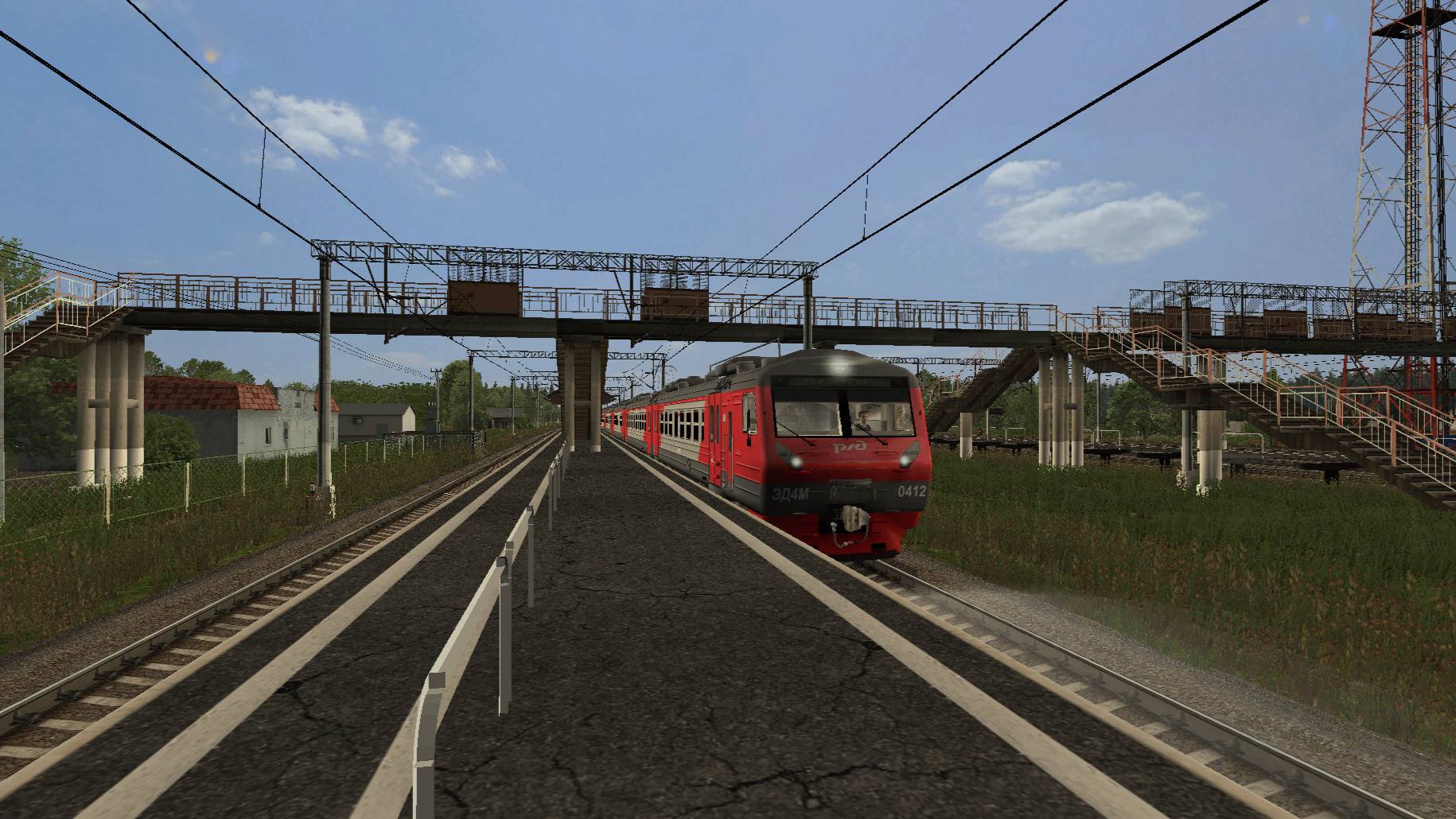 От Финляндского до Кирилловского на ЭД4М ▶ ZDSIM