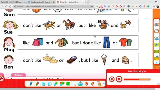 KB1 Unit 12 ex. 2 смотреть онлайн