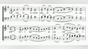 Херувимская песнь. С.Трубачева (тенор)