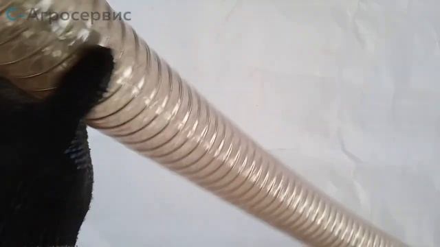 Шланг пищевой D-80х5,5 из ПВХ с металлической оплеткой