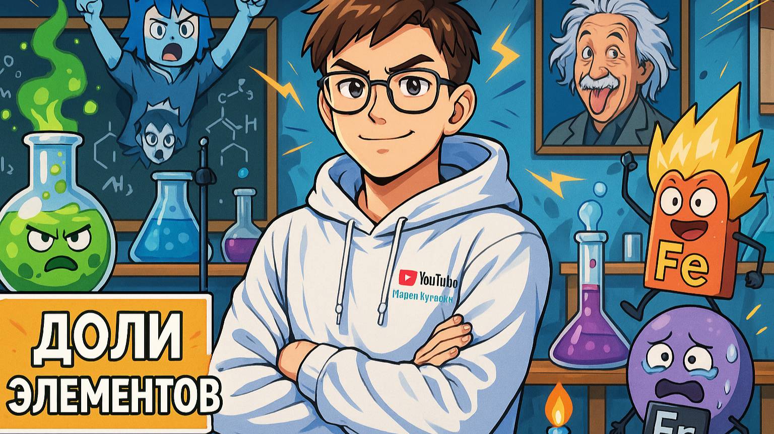 Протон. Продолжающая группа. Занятие 7. Доли элементов.