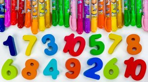 Учим Счёт от 1 до 20 ✏️ Яркие Карандаши и Весёлые Цифры для Малышей 🎨📢