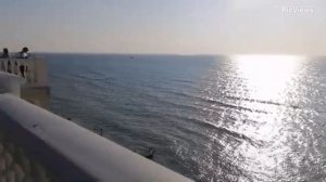 Анапа Белая набережная сегодня 18 июня 2025. Обстановка на море, какая сейчас погода, пляж