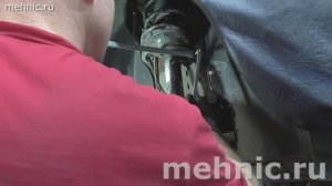 Замена передних амортизаторов Шкода Октавия А7