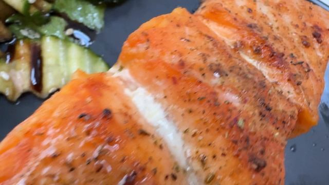 Лосось в аэрогриле