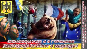 ОКРАИНЦЫ УЖЕ И В ГЕРМАНИИ РАЗБУДИЛИ РУССКОГО МЕДВЕДЯ !