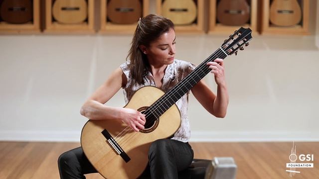 Ana Vidovic plays Partita in A Minor, BWV 1013, I. Allemande by J S Bach on a 2019 Richard Reynoso смотреть онлайн