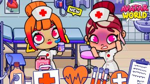 Кира стала ВРАЧОМ ♥️ Изольда спешит спасать Базанова 😱 ♥️Аватар Ворлд ХОРРОР продолжается♥️