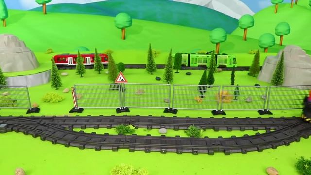 Экскаватор, мусоровые грузовики, пожарные машины и полицейские машины игрушки для детей смотреть онлайн