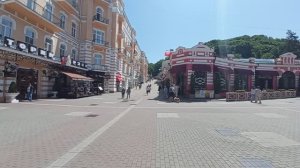Кисловодск. Пешая прогулка по центру вместо неудачного прямого эфира. 18 июня 2025 г.