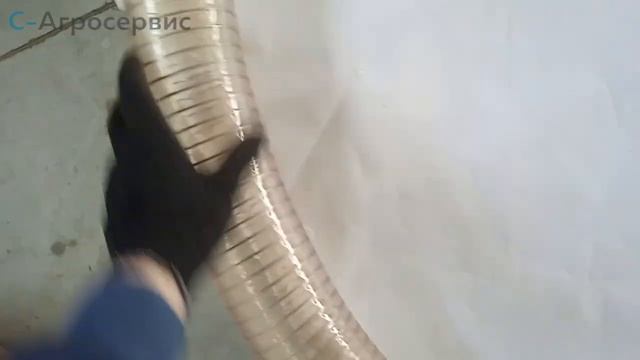 Шланг пищевой D-90х6 из ПВХ с металлической оплеткой