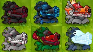 ПВЗ Фьюжен 2.6 Испытание Все растения BIG GATLING PEA в слиянии против всех зомби - Кто победит?