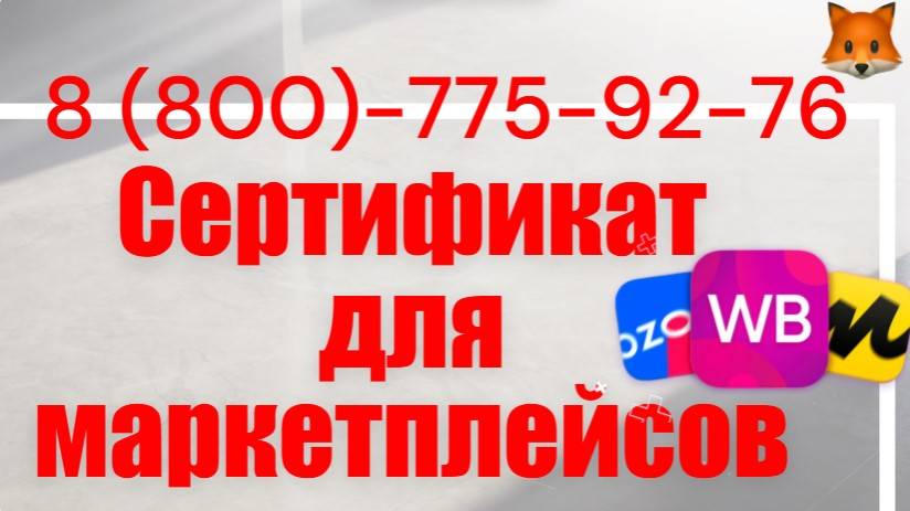 Сертификат для маркетплейсов смотреть онлайн