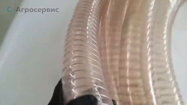 Шланг пищевой D-73х6 из ПВХ с металлической оплеткой