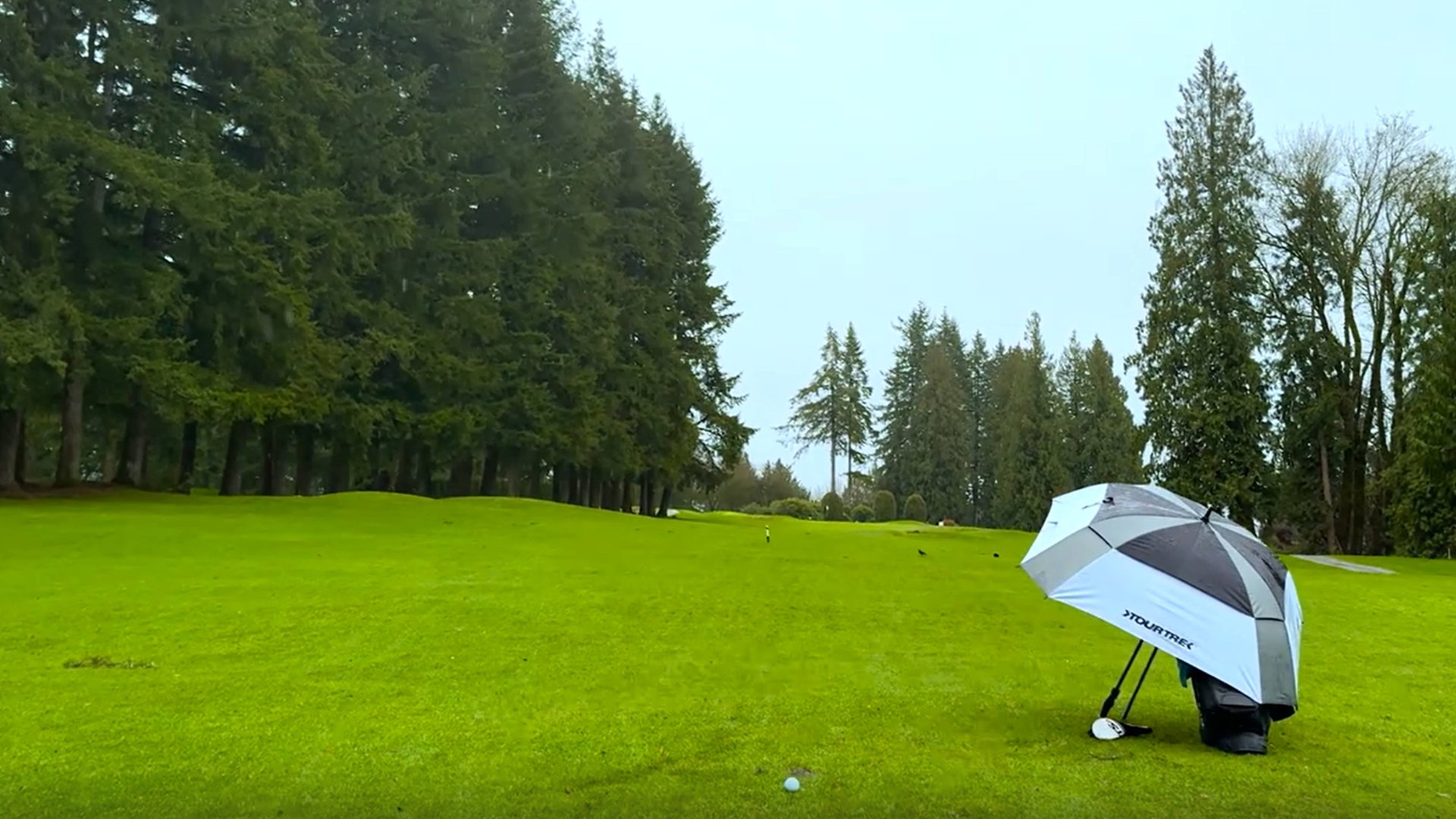 Гольф под дождем | Расслабляющий гольф смотреть онлайн