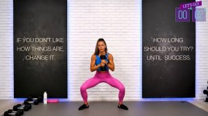 Juliette Wooten 60-MIN FAT KILLER TOTAL BODY TABATA WORKOUT (develop strength, build lean muscle, lo