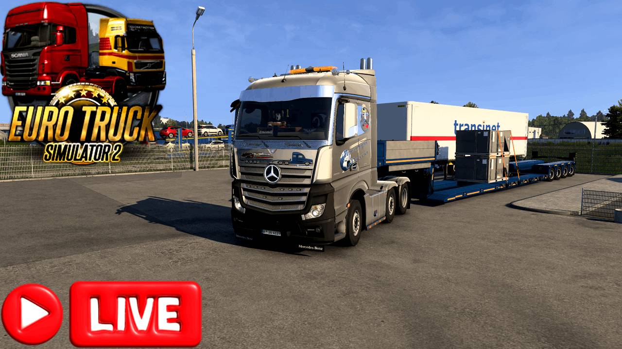 🔴 Euro Truck Simulator 2, ProMods , Россия - Казахстан, на руле pxn v10 смотреть онлайн