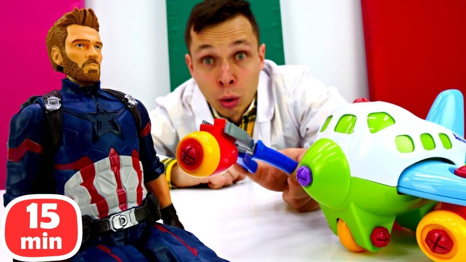 Супергерои в Мегаклинике: Человек Паук, Супермен и Джокер! Игры в больницу смотреть онлайн