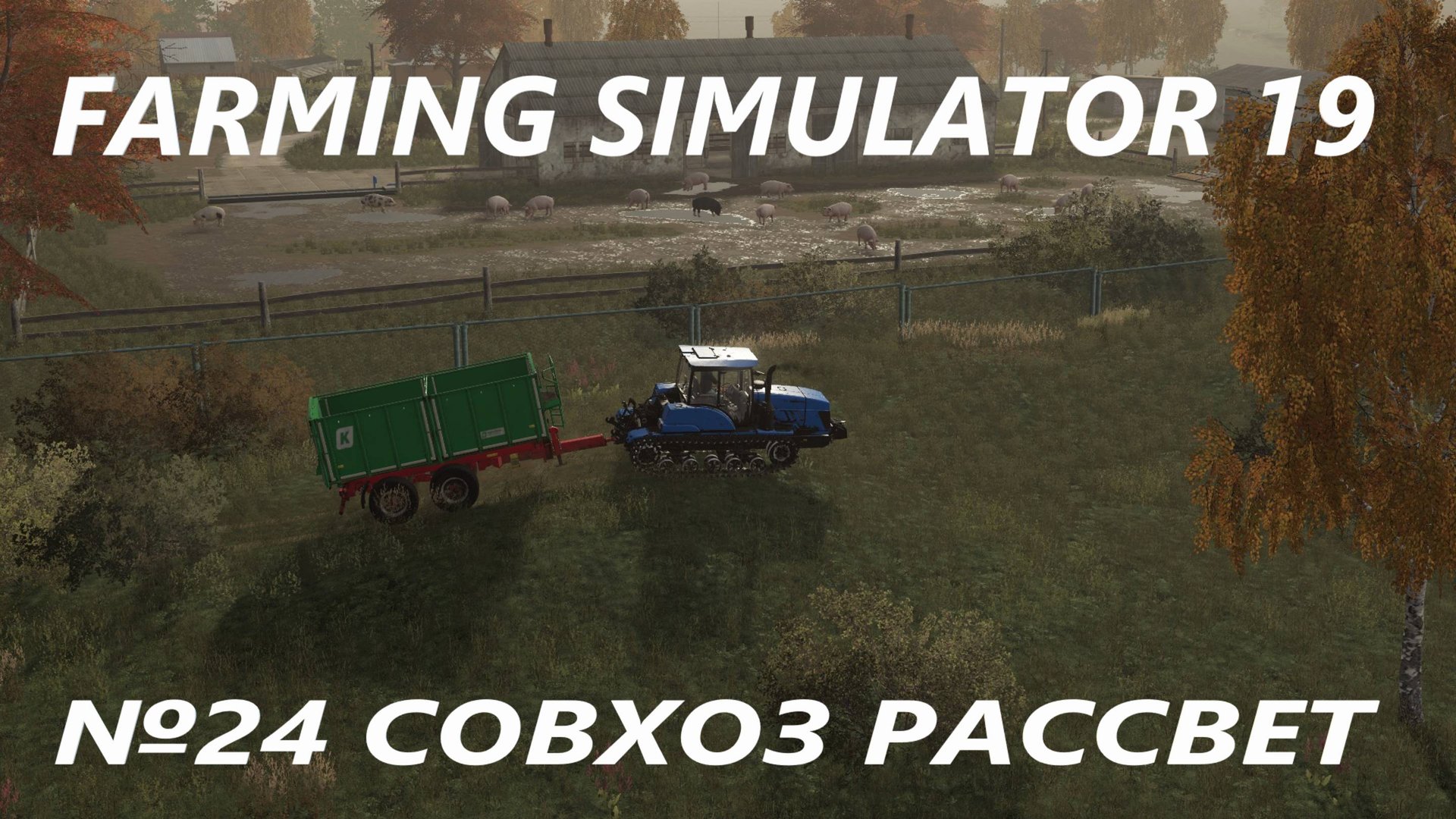 FARMING SIMULATOR 19 СОВХОЗ РАССВЕТ №24