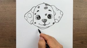 Как нарисовать собаку шаг за шагом легко карандашом