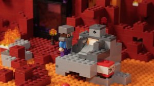 Мультик про лего майнкрафт / Стив попал в ад в Майнкрафте / Lego Minecraft